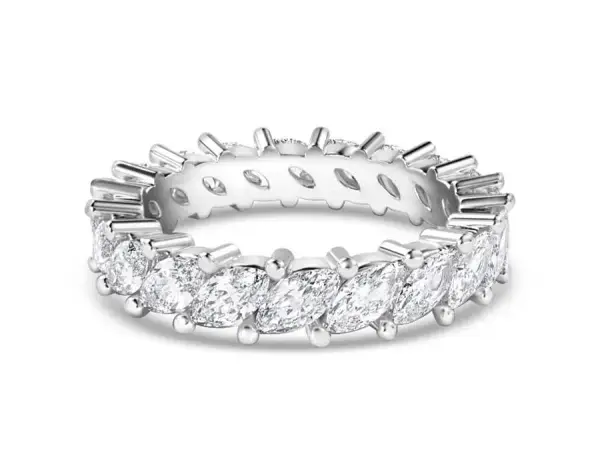 Eternity Marquise Cut Wedding Ring Eternity Marquise Cut Wedding Ring