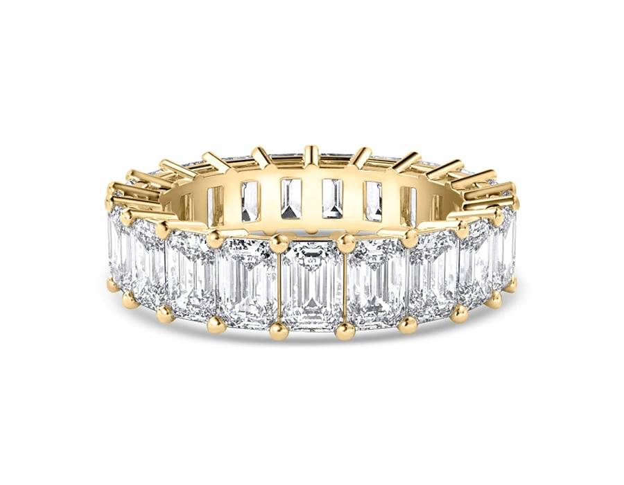 Eternity Emerald Cut Wedding Ring Eternity Emerald Cut Wedding Ring