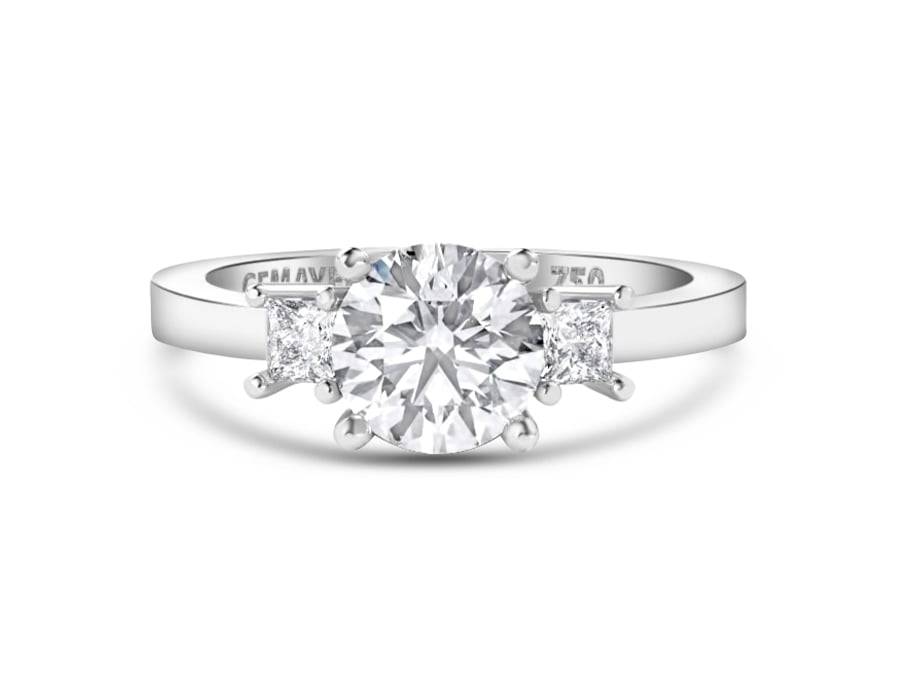 Side Stone Engagement Ring Side Stone Engagement Ring