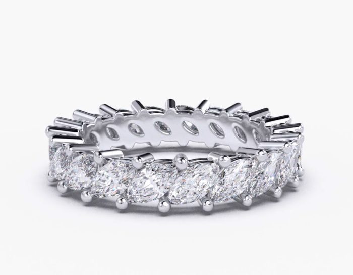 18K White Gold Eternity Ring (Variable)