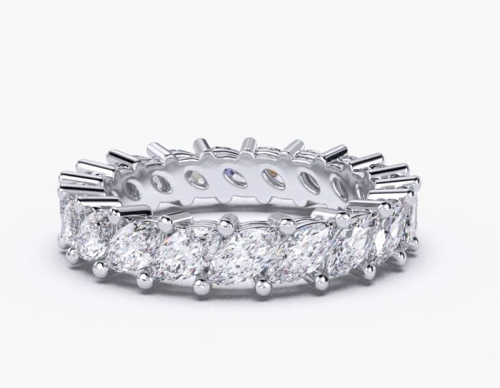 18K White Gold Eternity Ring (Variable)